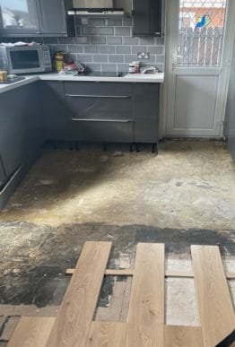 Leak in kitchen NI