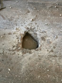 Under floor leak - detect quickly belfast