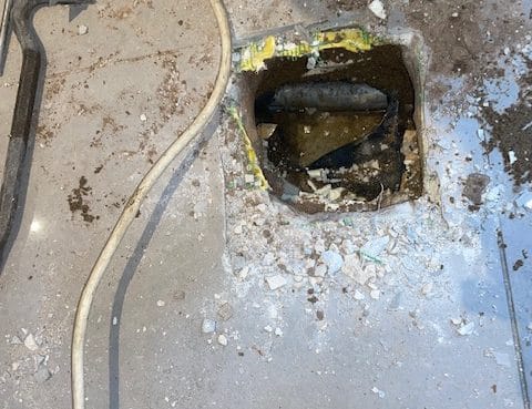 Finding leak in Kitchen, Donaghadee
