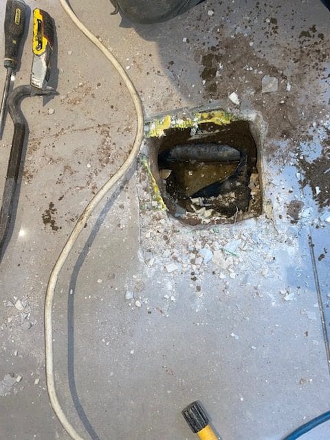 Finding leak in Kitchen, Donaghadee