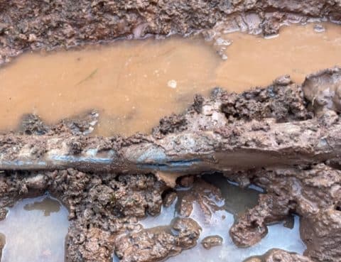Leak in pipe donaghadee