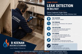 Leak Detection Identifies Hidden Corroded Pipe in Belfast Property