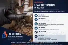 Damaged Pipe Leak in Belfast