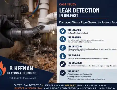 Damaged Pipe Leak in Belfast