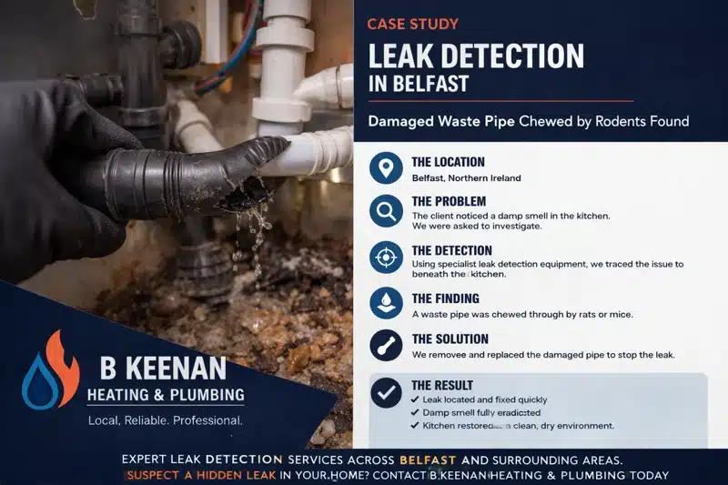 Damaged Pipe Leak in Belfast