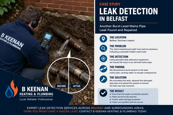 Main Pipe Leak Detection Belfast