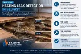 Leak Detection Finds Failed Valve Under Floor in Belfast
