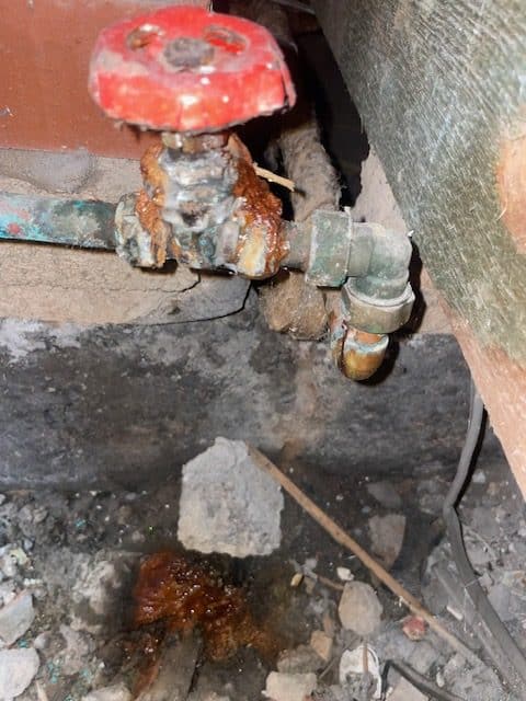 Kitchen Heating System Leak Bangor